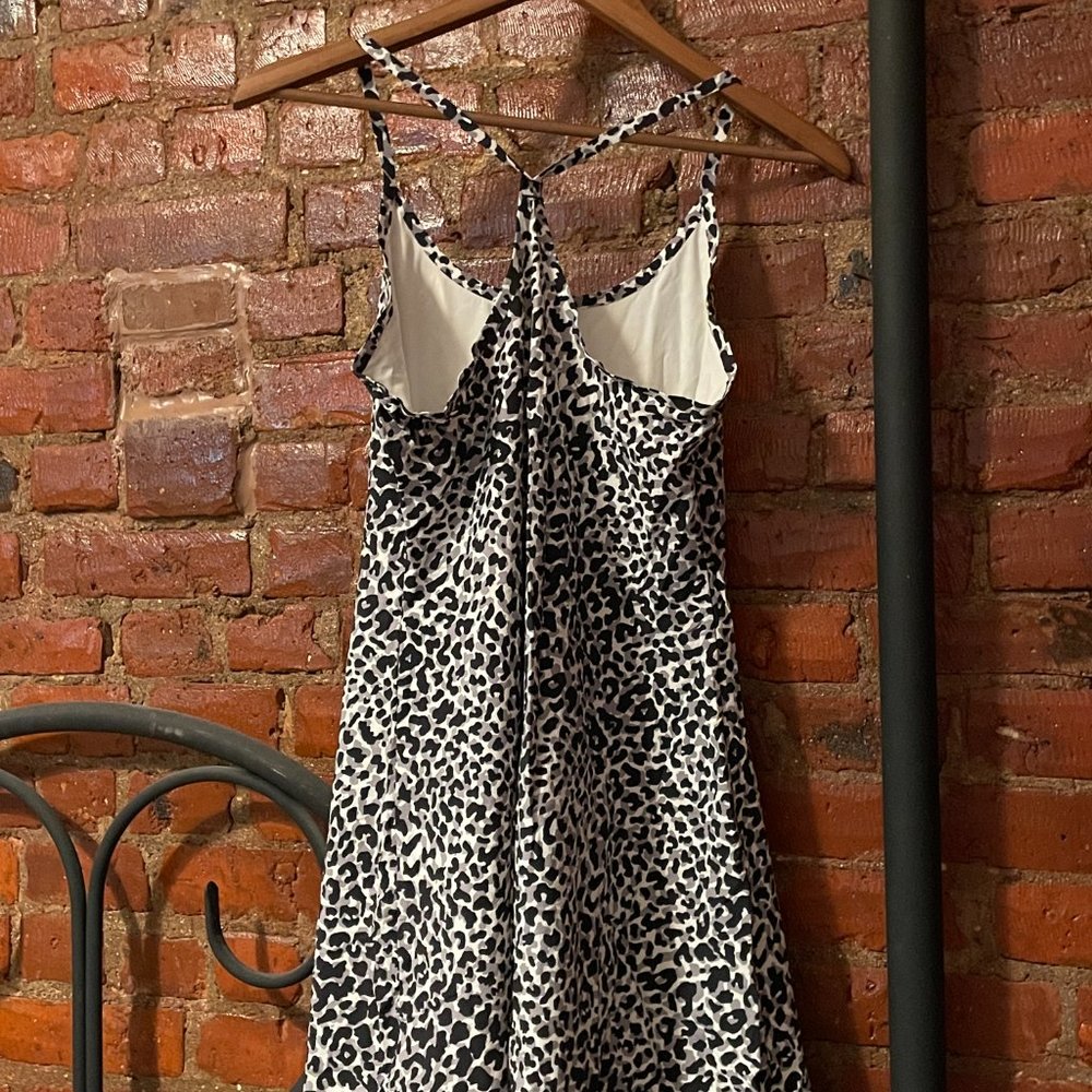Outdoor Voices Snow Leopard SET: Exercise Dress + Doing Things Bra, Size Medium - Picture 2 of 14